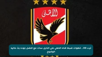 تردد HD.. خطوات ضبط قناة الأهلي على النايل سات مع أفضل جودة بث عالية الوضوح